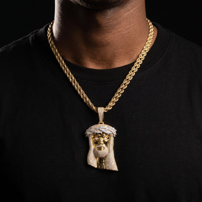 Crown Of Thorns Jesus Head Pendant - Different Drips