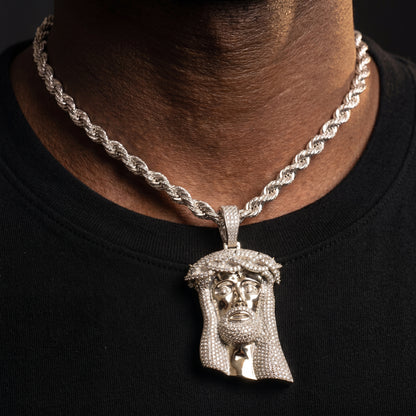 Crown Of Thorns Jesus Head Pendant - Different Drips