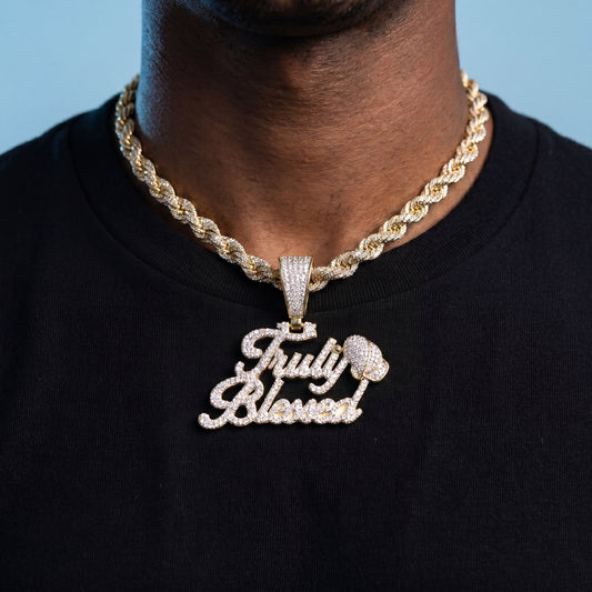 Iced Truly Blessed Pendant