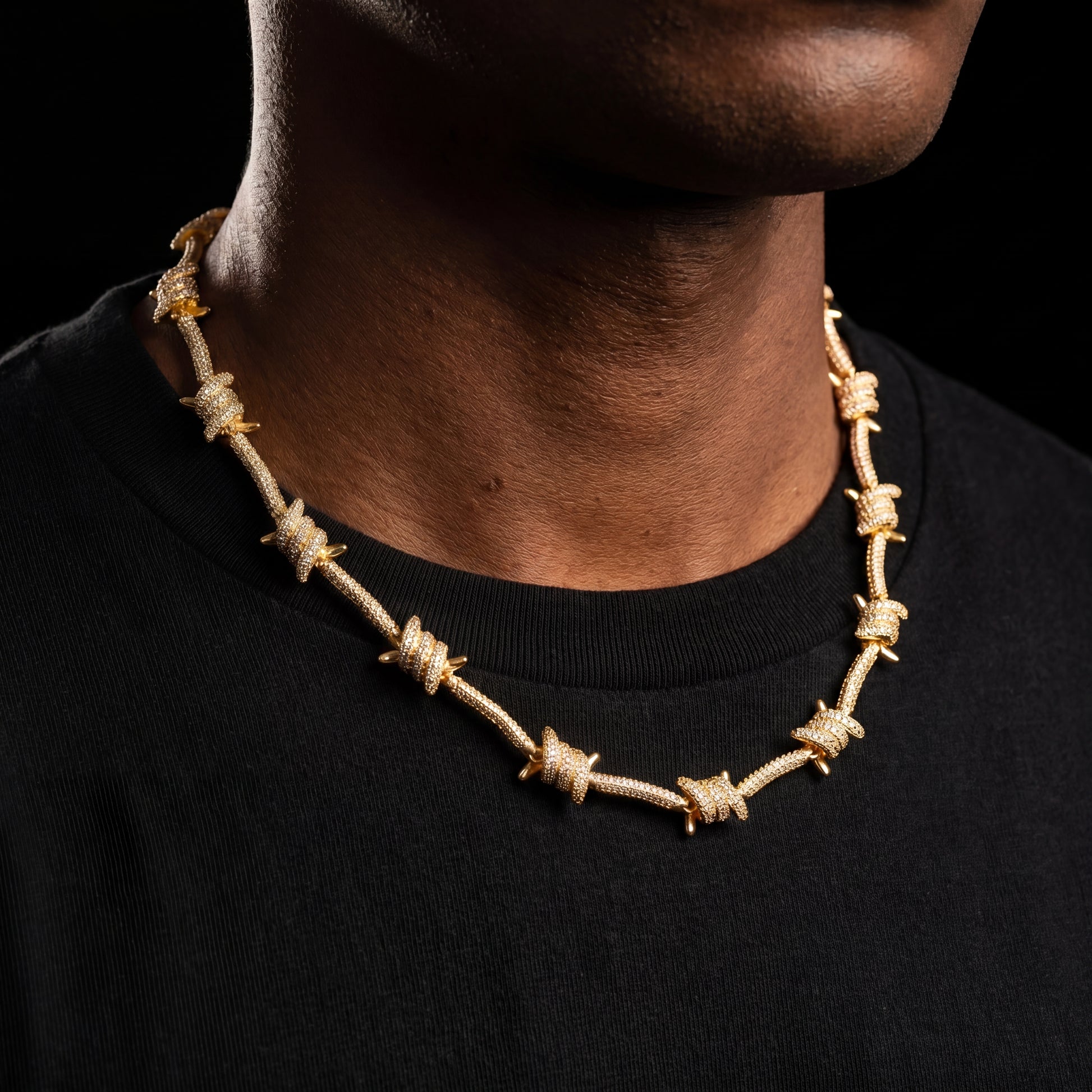 8mm Barbed Wire Chain - Different Drips