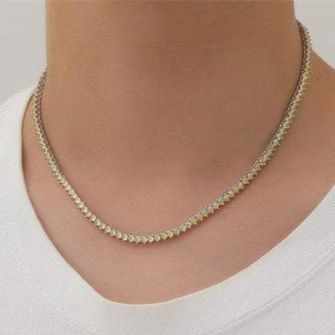 3mm Yellow Diamond Tennis Chain - Different Drips