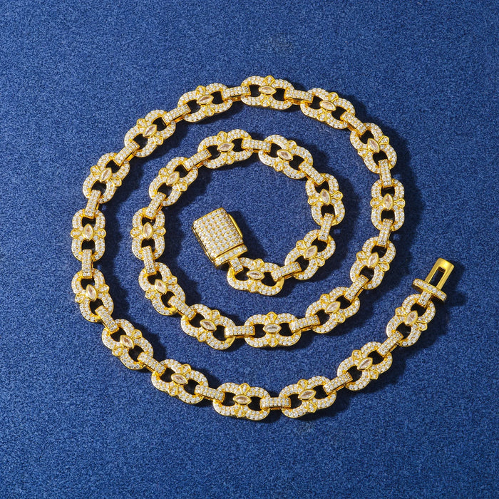 S925 Moissanite Marquise Link Diamond Bracelet - Different Drips