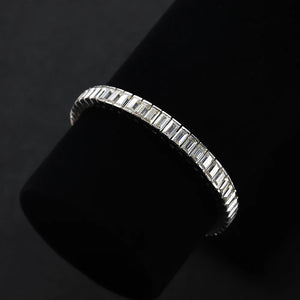 Women's S925 Baguette Diamond Tennis Bracelet - Different Drips