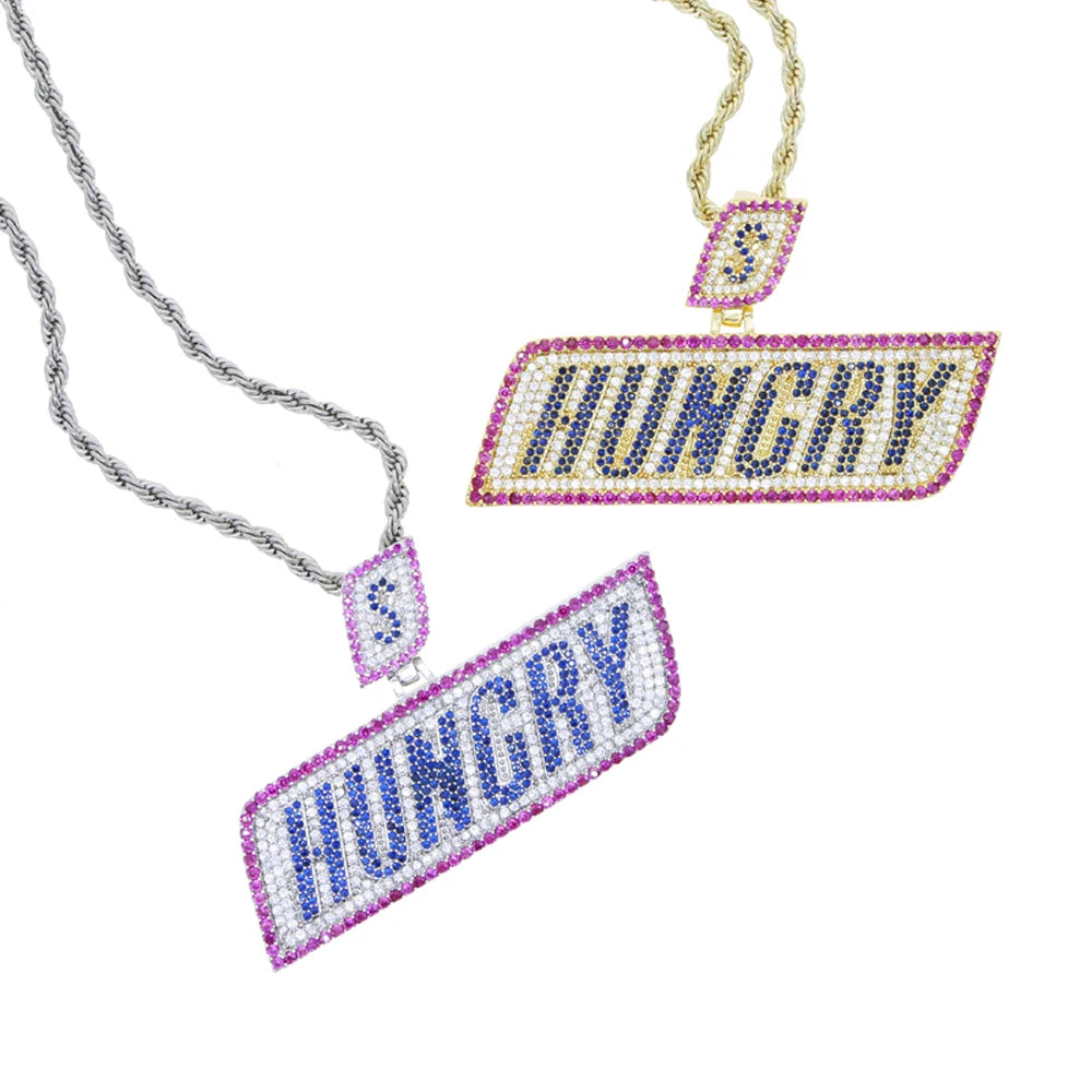 Iced Money Hungry Pendant - Different Drips