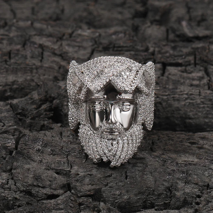 3D Jesus Head Ring - Different Drips
