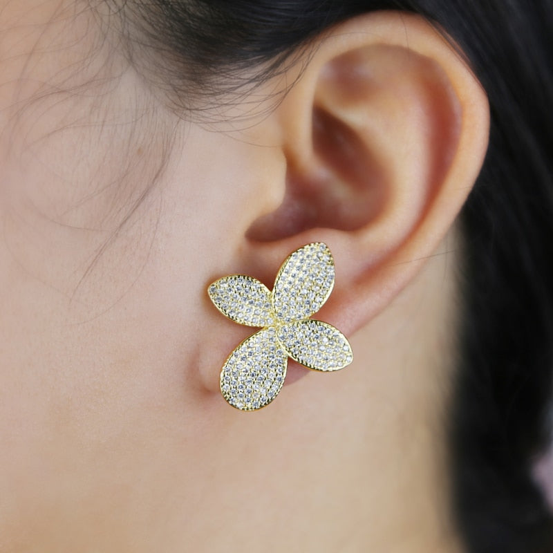 S925 Women's Leaf Earrings - Different Drips
