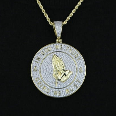 In God We Trust Pendant - Different Drips