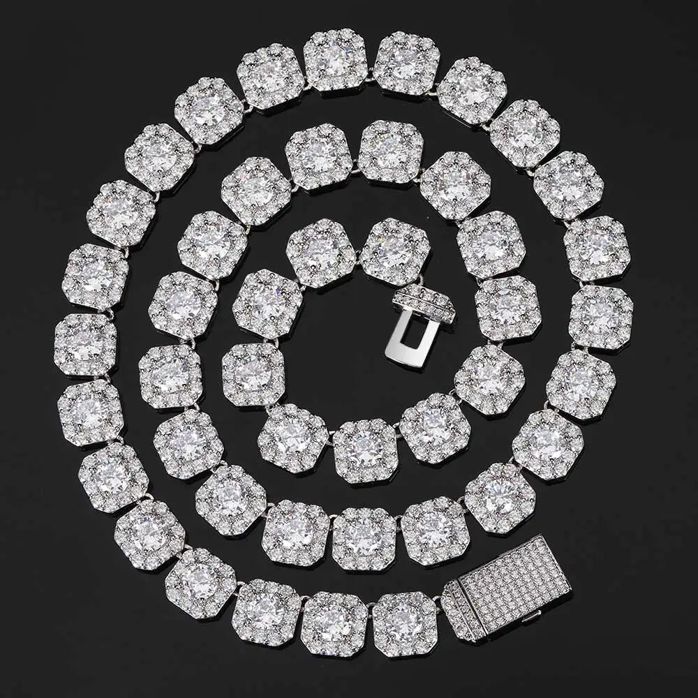9-12mm Clustered Tennis Chain - Different Drips
