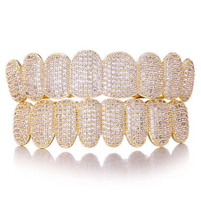 8 Tooth Standard Iced Grillz - Different Drips