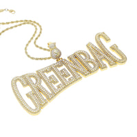 Thumbnail for Iced Out Greenbag Pendant - Different Drips
