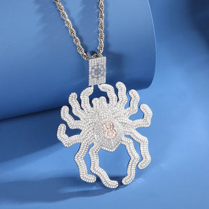 S925 Moissanite Spider Pendant - Different Drips