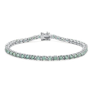 3mm Women's S925 Colored Moissanite Tennis Bracelet - Different Drips