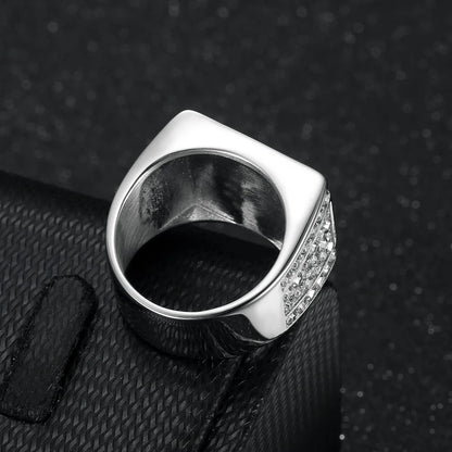Square Invisible-Set Cluster Ring - Different Drips