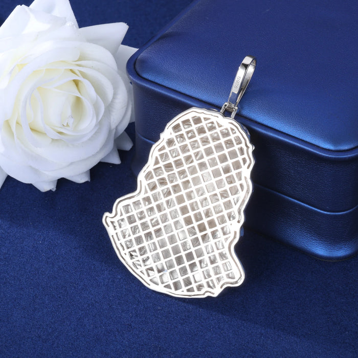 S925 Solid Jesus Piece Pendant - Different Drips