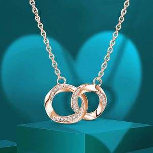 Women's S925 Moissanite Infinity Pendant - Different Drips