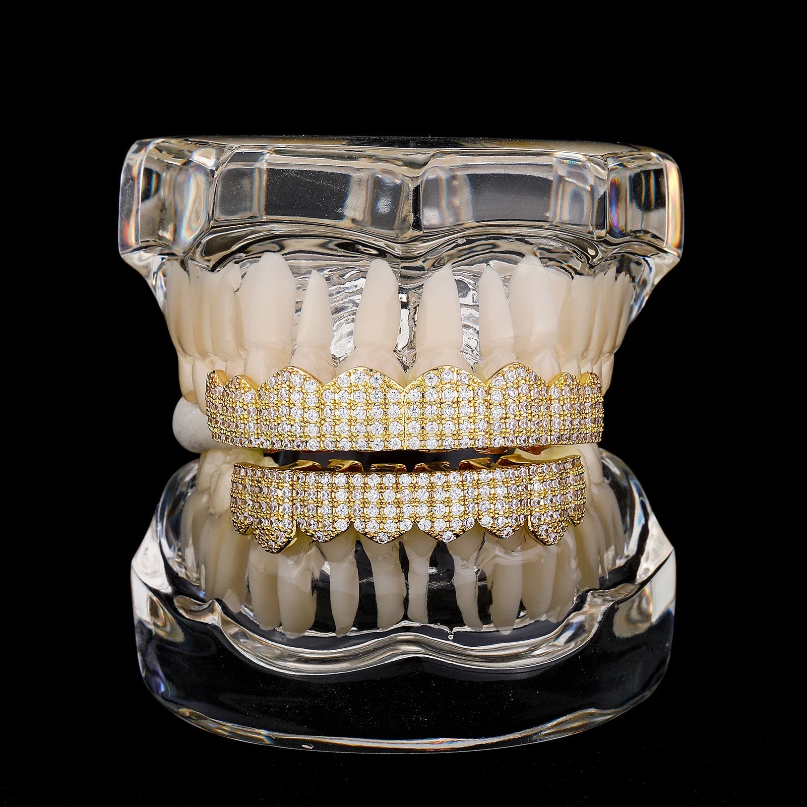 Iced Out Sharp-Teeth Grillz - Different Drips