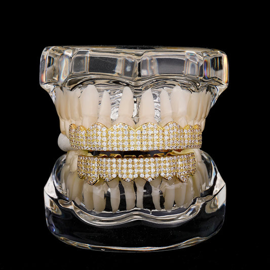 Iced Out Sharp-Teeth Grillz - Different Drips