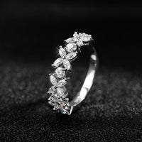 Thumbnail for Women's S925 Moissanite Butterfly Link Ring - Different Drips