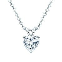 Thumbnail for Women's S925 Heart Cut Moissanite Diamond Pendant - Different Drips