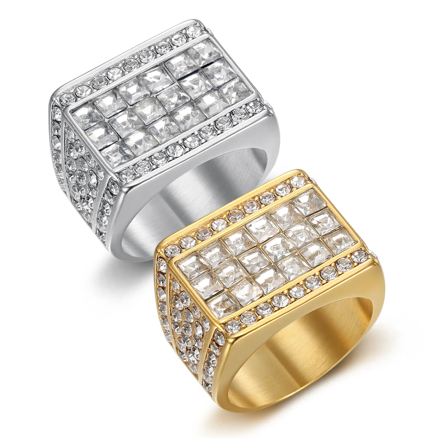 Square Invisible-Set Cluster Ring - Different Drips