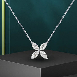 Women's S925 Moissanite Diamond Butterfly Pendant - Different Drips