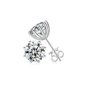 S925 0.5-12ct Moissanite Stud Earrings - Different Drips