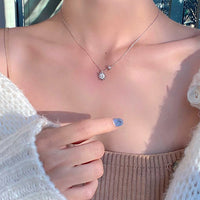 Thumbnail for Women's S925 Moissanite Twinkle Star Pendant - Different Drips