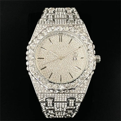 Bust Down Royal Blue Iced Out Watch - Different Drips