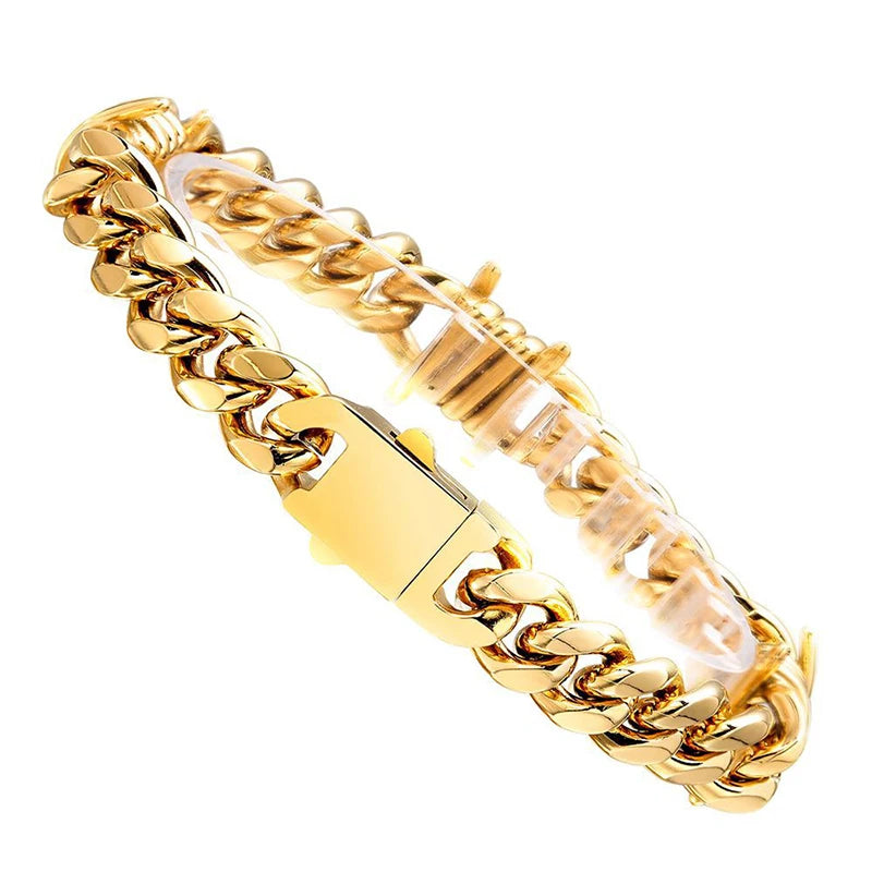 Barbed Wire Cuban Link Bracelet - Different Drips