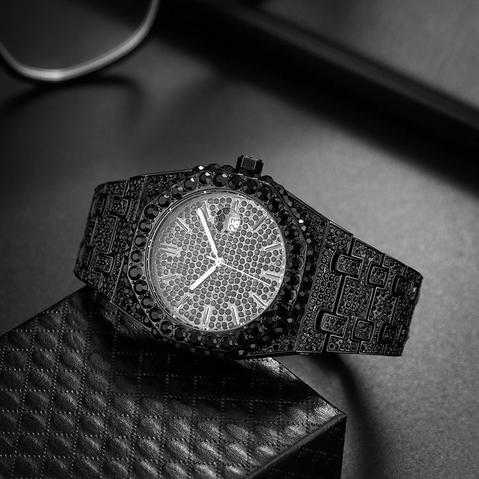 Bust Down Royal Blue Iced Out Watch - Different Drips