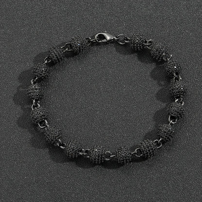 8mm Black Ball Link Chain - Different Drips