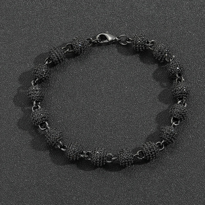 8mm Black Ball Link Chain - Different Drips