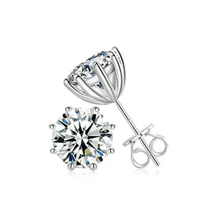 S925 0.5-12ct Moissanite Stud Earrings - Different Drips