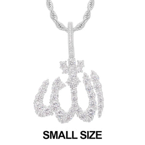 S925 Moissanite Diamond Allah Pendant - Different Drips