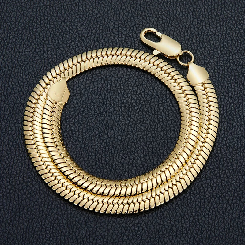 10mm Herringbone Flat Snake Chain