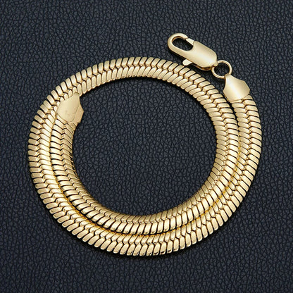 10mm Herringbone Flat Snake Chain
