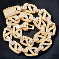 Thumbnail for 20mm Baguette Mariner Link Chain - Different Drips