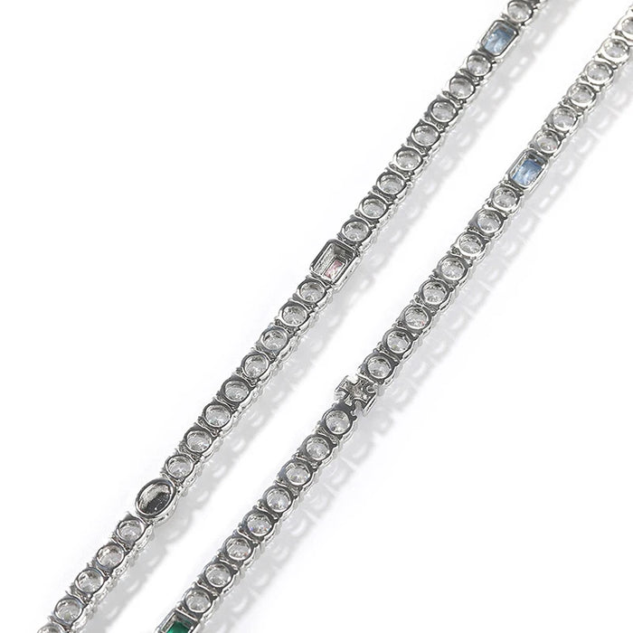 Mixed Charm Tennis Chain - Different Drips