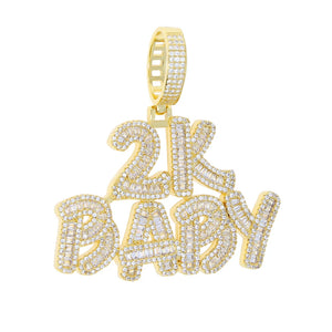 Baguette 2000s Baby Pendant - Different Drips