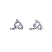 Thumbnail for S925 Women's Arabic Alphabet Letter Earrings - Different Drips