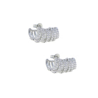 Thumbnail for S925 Women's Clustered Huggie Earrings - Different Drips