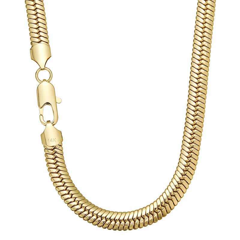 10mm Herringbone Flat Snake Chain