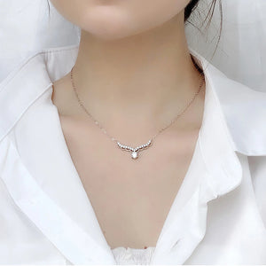 Women's S925 Moissanite Curved Thorns Necklace - Different Drips