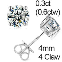 Thumbnail for S925 0.5-12ct Moissanite Stud Earrings - Different Drips