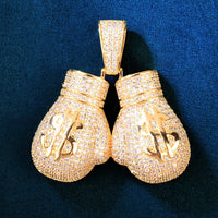 Thumbnail for Dollar Sign Boxing Gloves Pendant - Different Drips