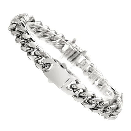 Barbed Wire Cuban Link Bracelet - Different Drips