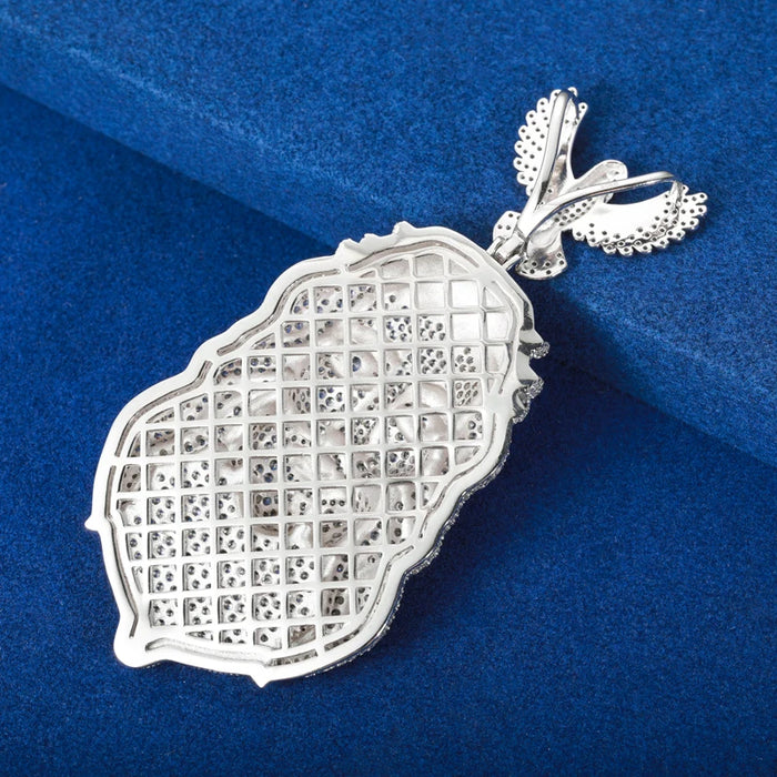 S925 Moissanite Diamond Jesus Piece Pendant with Angel Bail - Different Drips