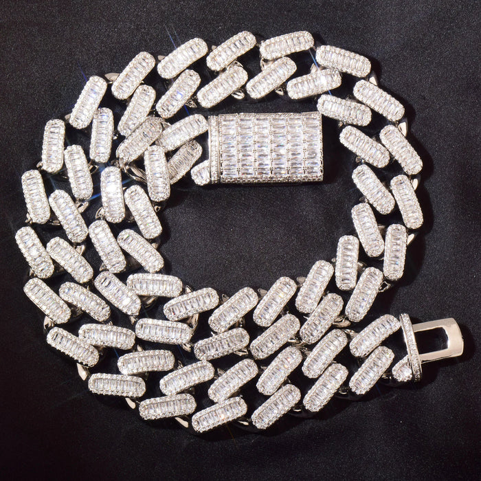 19mm Baguette Cuban Link chain - Different Drips