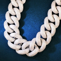 Thumbnail for 25mm Iced Miami Cuban Link Chain - Different Drips