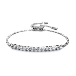 3mm Women's S925 Moissanite Adjustable Tennis Bracelet - Different Drips